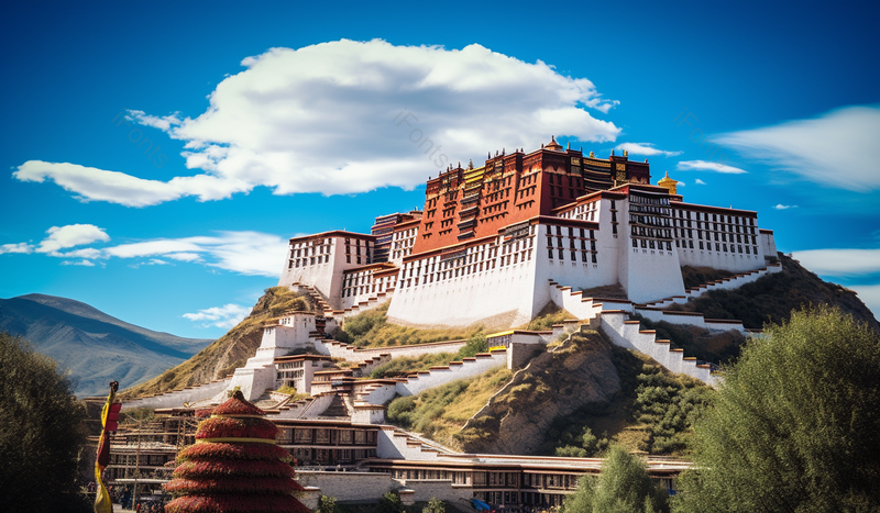 西藏布达拉宫美丽风景摄影实拍,高清,摄影图,摄影图片,图片大全,摄影图免费下载